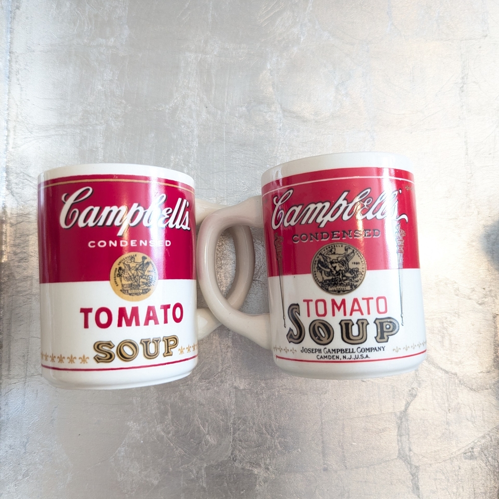 ♥️ Vintage Campbell's Tomato Soup Mugs Collectibles 1970